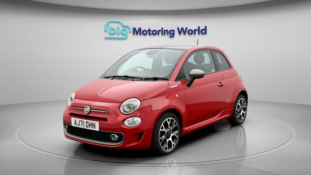Fiat 500 Sport Red #3