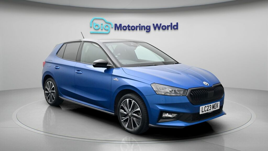 Skoda Fabia Monte Carlo Blue