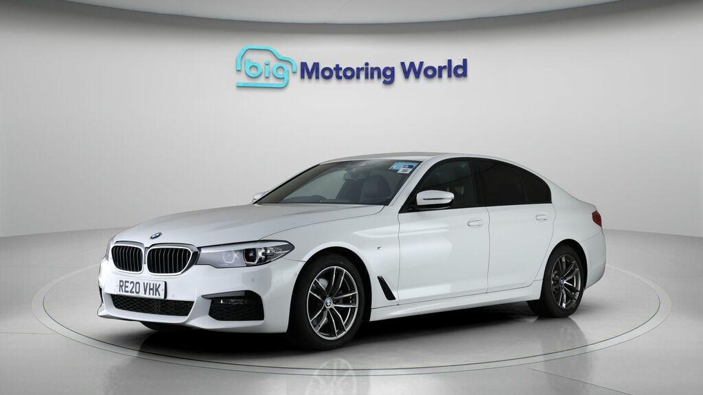 BMW 5 Series M Sport White #3