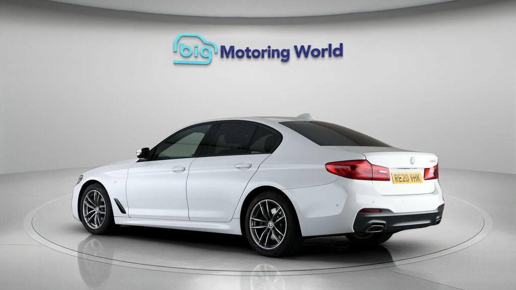 BMW 5 Series M Sport White #5