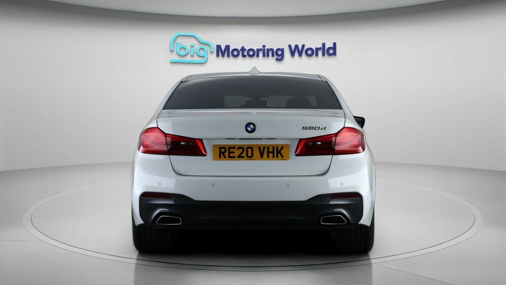 BMW 5 Series M Sport White #6