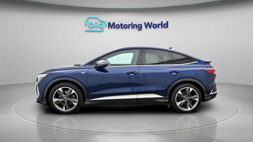 Audi Q4 E Tron S Line Blue #4