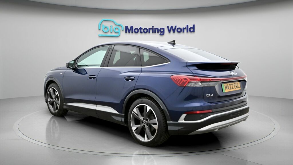 Audi Q4 E Tron S Line Blue #5