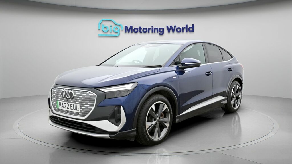 Audi Q4 E Tron S Line Blue #3