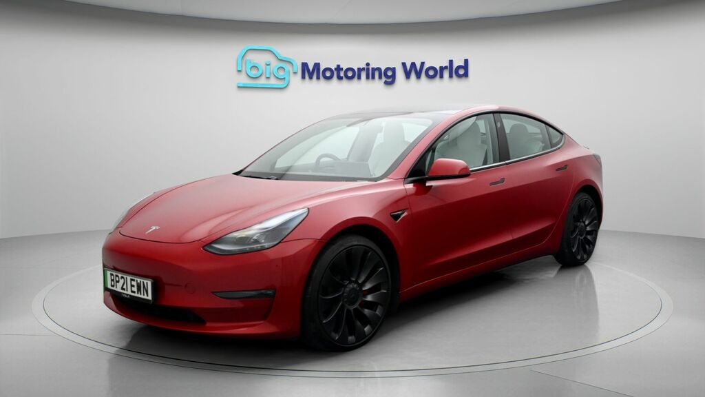 Tesla Model 3 Performance Red #3