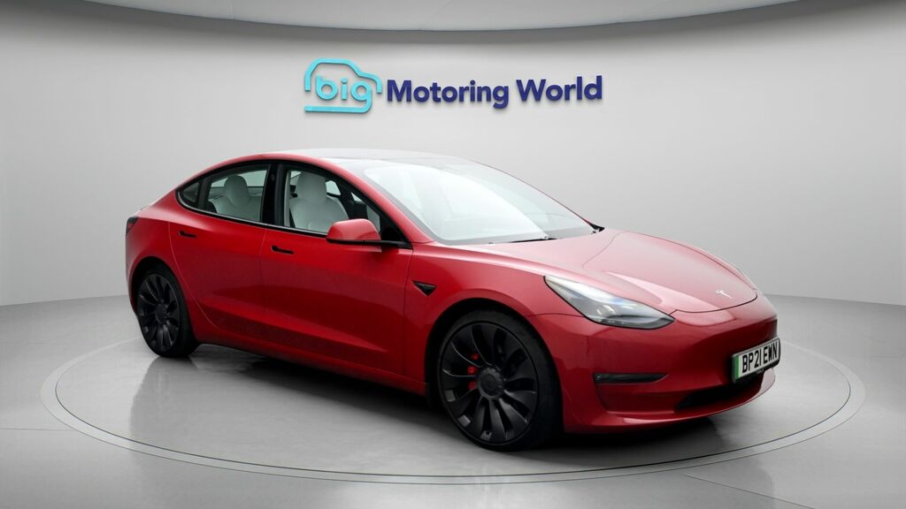Tesla Model 3 Performance Red
