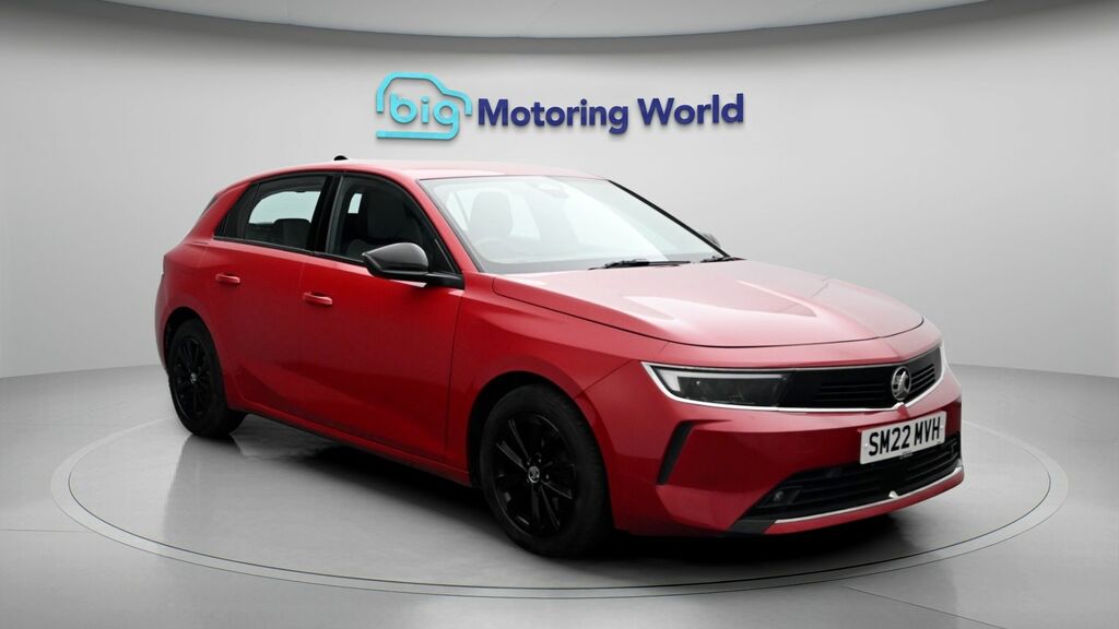 Vauxhall Astra Design SM22MVH Red