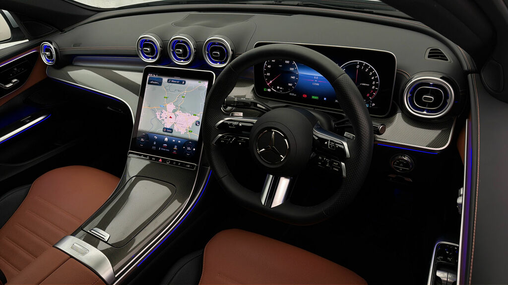 Mercedes-Benz C Class Amg Line Blue #9