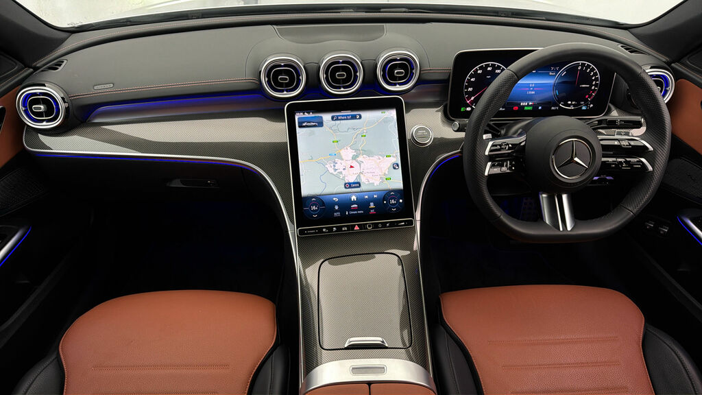 Mercedes-Benz C Class Amg Line Blue #12