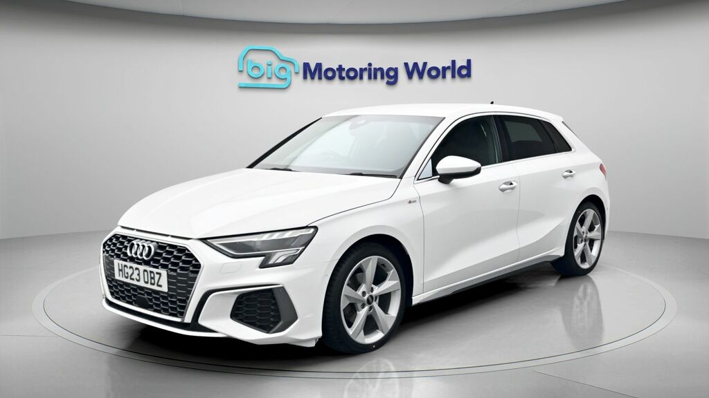 Audi A3 S Line HG23OBZ White #3