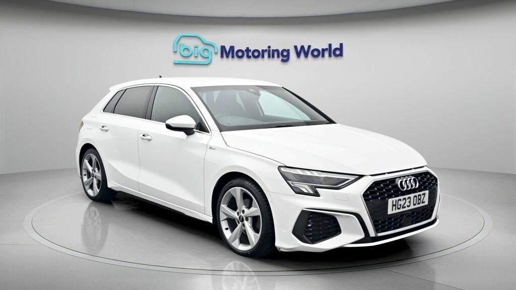 Audi A3 S Line HG23OBZ White