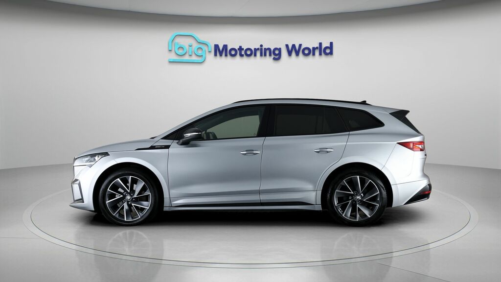 Skoda ENYAQ 85X Sportline Plus Silver #4