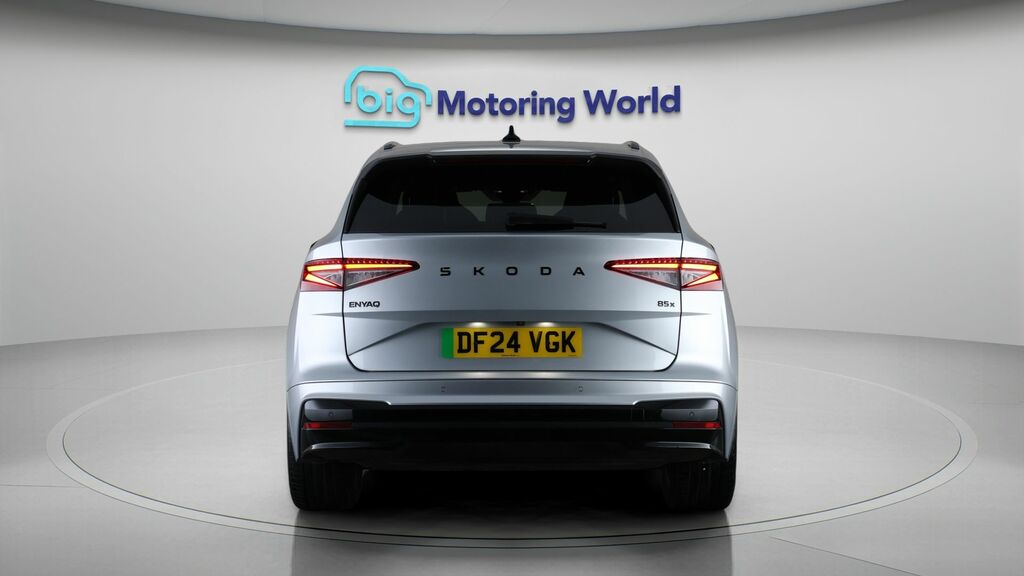 Skoda ENYAQ 85X Sportline Plus Silver #6