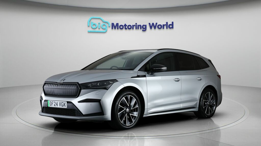 Skoda ENYAQ 85X Sportline Plus Silver #3