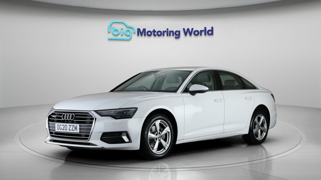 Audi A6 Saloon Sport White #3