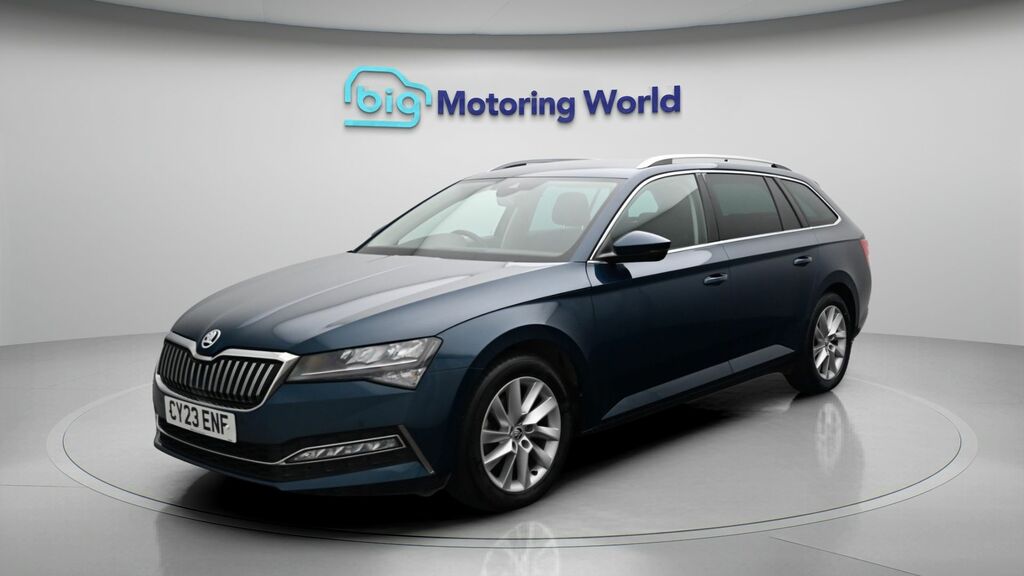 Skoda Superb Se Technology Blue #3