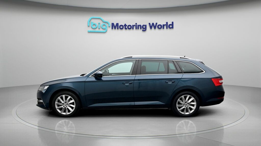 Skoda Superb Se Technology Blue #4