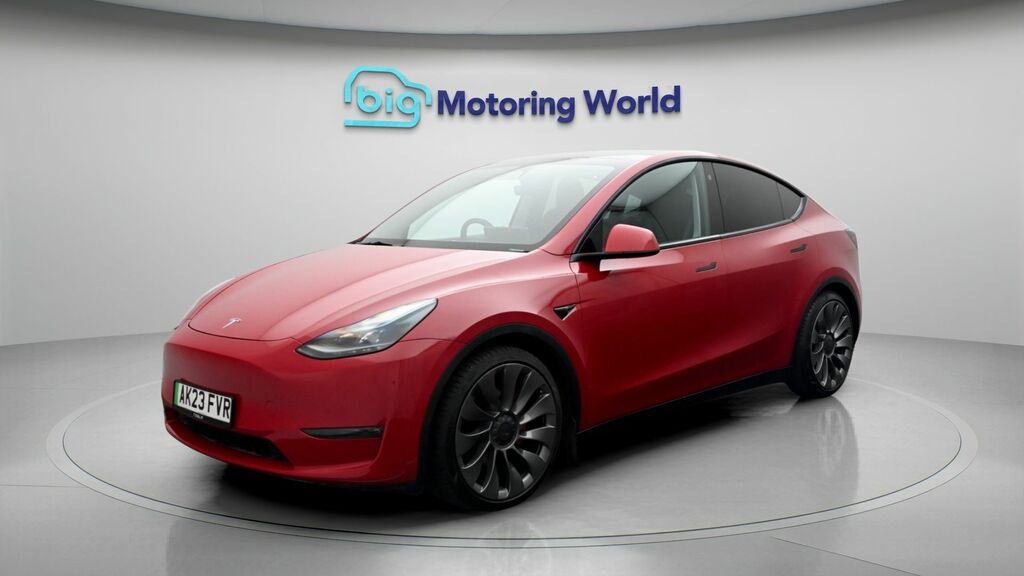 Tesla Model Y Performance Red #3