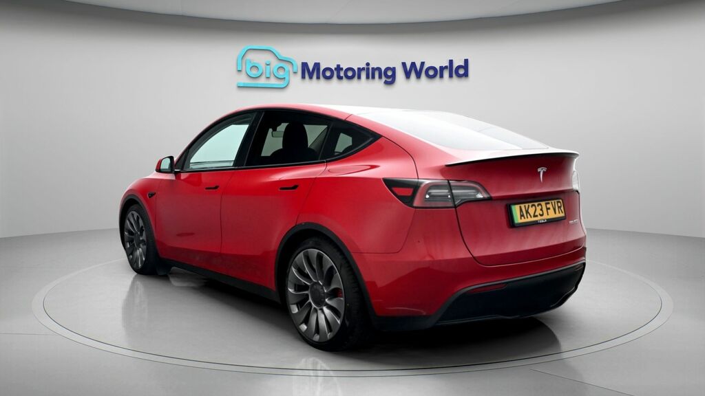 Tesla Model Y Performance Red #5