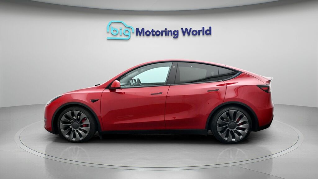 Tesla Model Y Performance Red #4