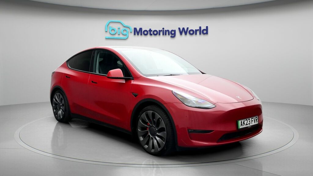 Tesla Model Y Performance Red