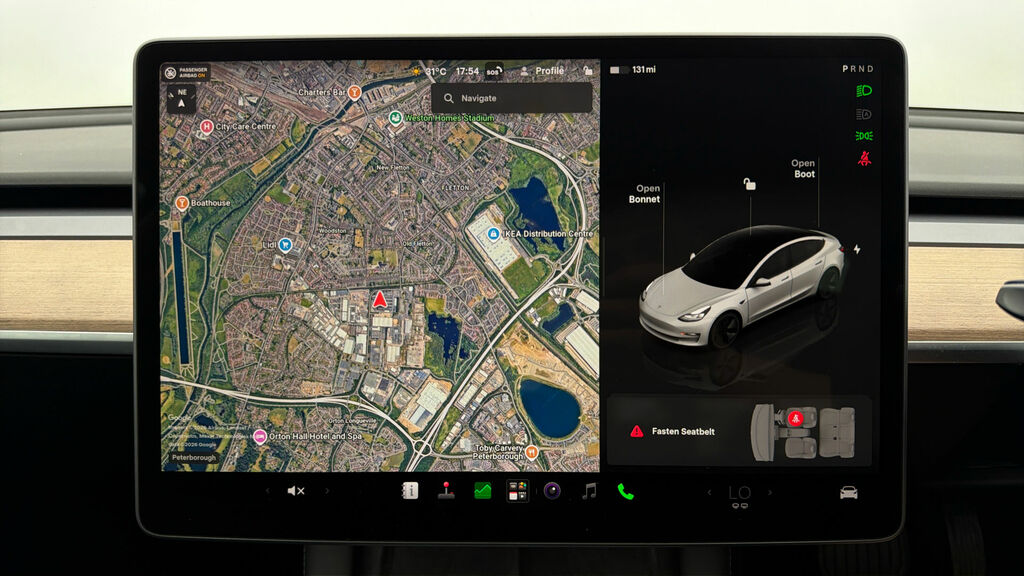 Tesla Model 3 3 Model 3 Rwd White #2
