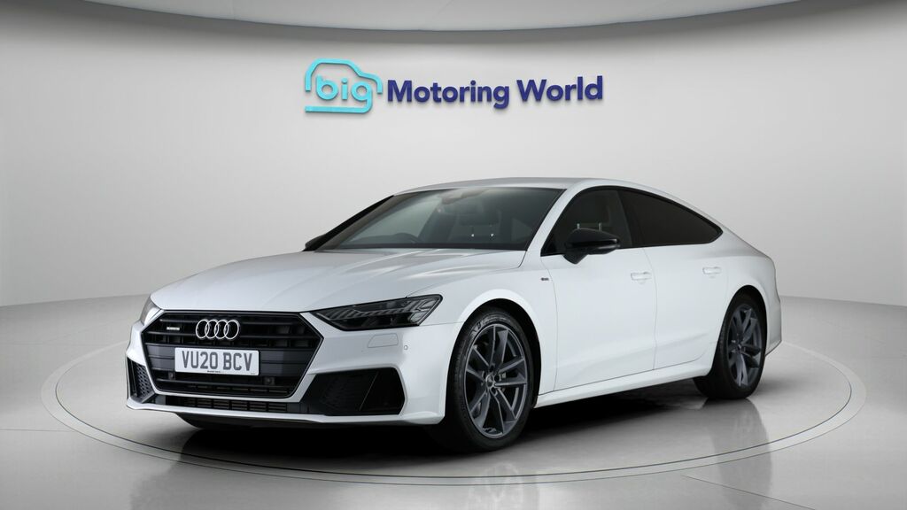 Audi A7 Black Edition White #3