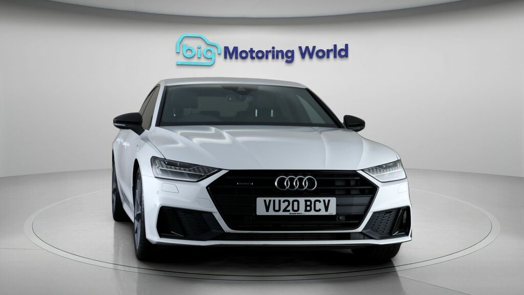 Audi A7 Black Edition White #2