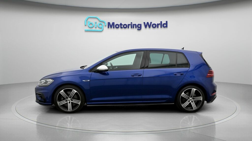 Volkswagen Golf R Blue #4