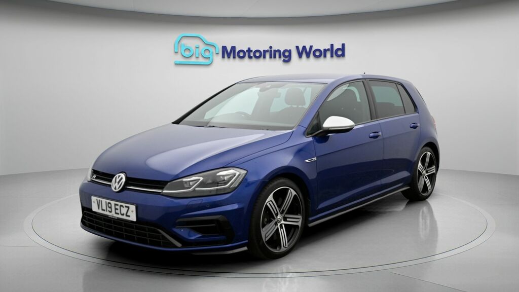 Volkswagen Golf R Blue #3