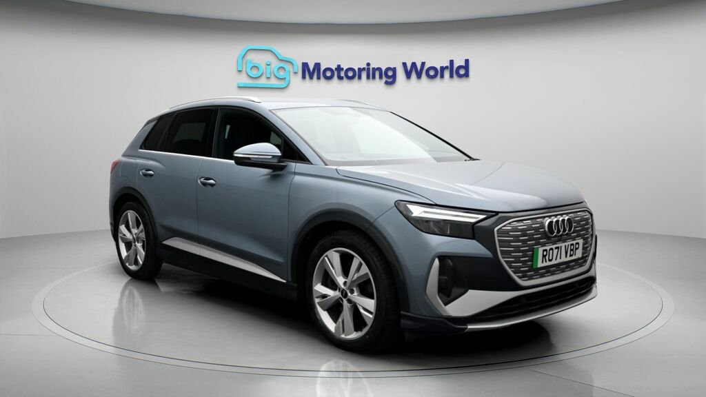 Audi Q4 E Tron S Line Blue