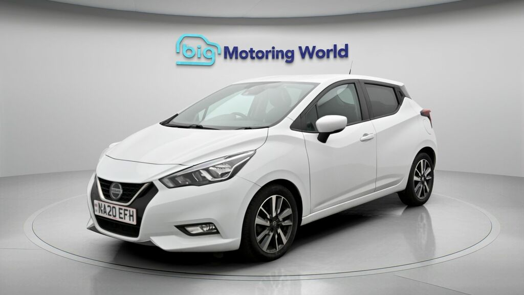 Nissan Micra Tekna White #3