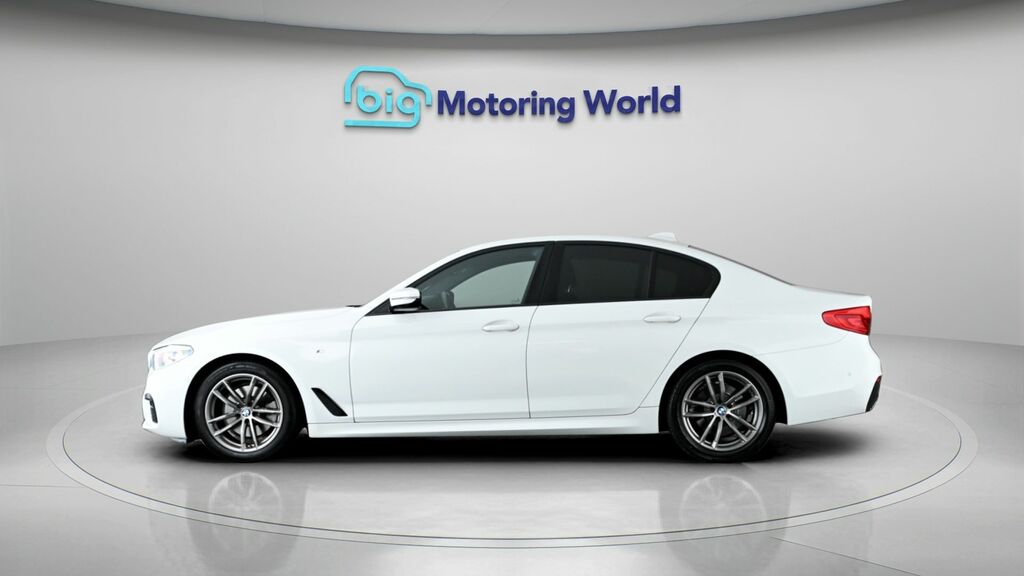 BMW 5 Series M Sport White #4