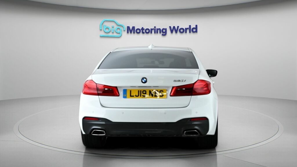 BMW 5 Series M Sport White #6