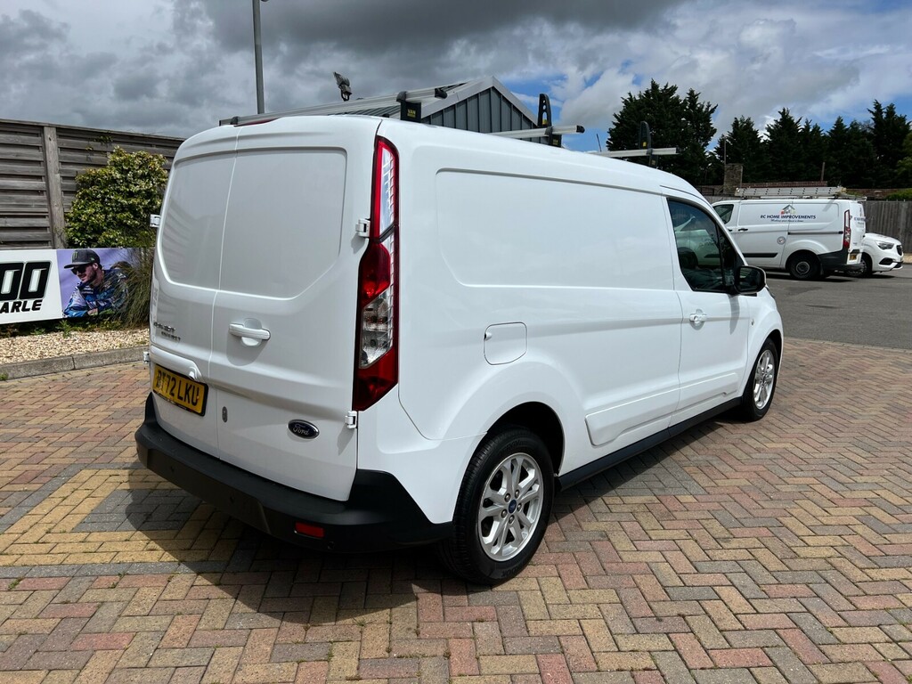 Ford Transit Connect 250 Tdci 120 L2h1 Limited Ecoblue Lwb Low Roof Aut BT72LKU White #2