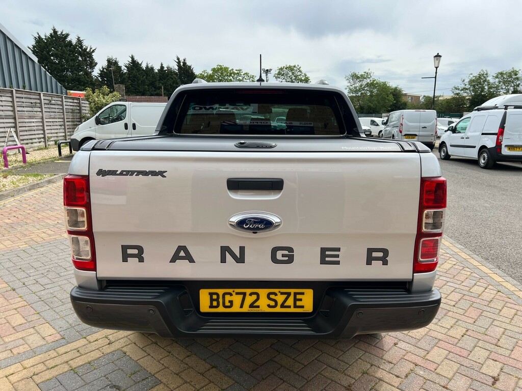 Ford Ranger Tdci 213 Wildtrak Ecoblue 4Wd Double Cab With Roll BG72SZE Silver #4