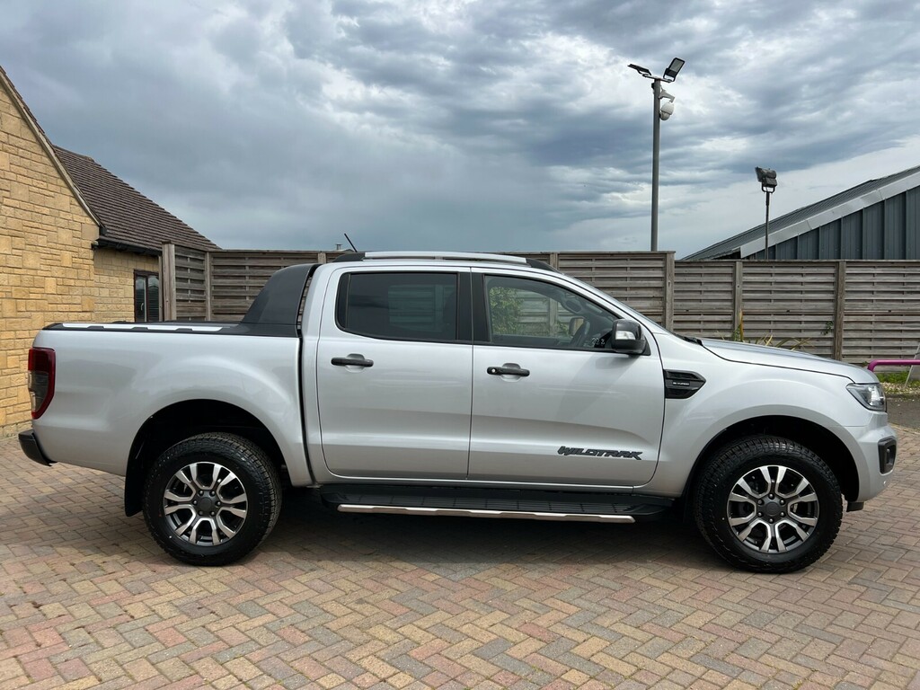 Ford Ranger Tdci 213 Wildtrak Ecoblue 4Wd Double Cab With Roll BG72SZE Silver #2