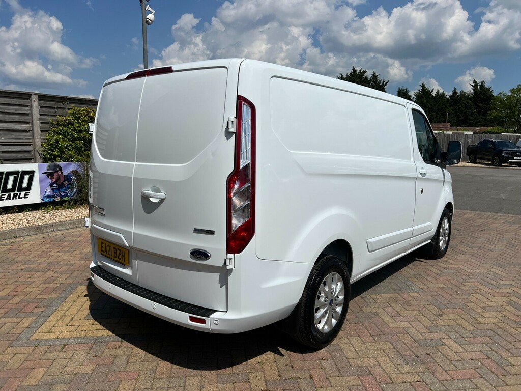 Ford Transit Custom 340 Tdci 130 L1h1 Limited Ecoblue Swb Low Roof Fwd EA21BZH White #3
