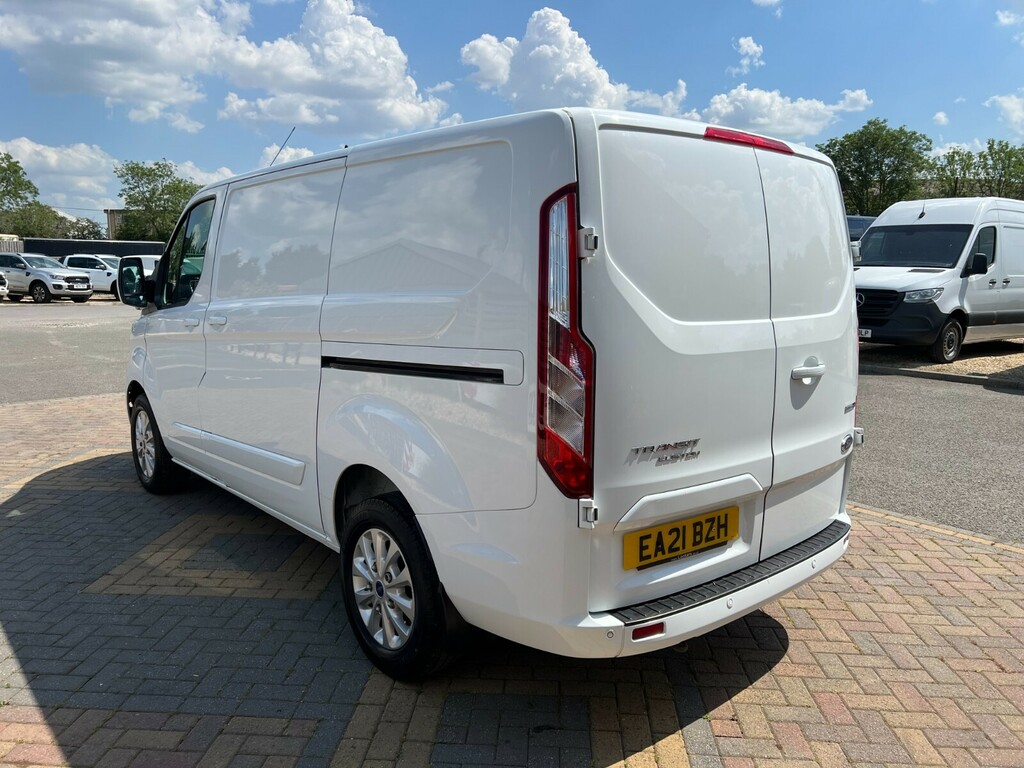 Ford Transit Custom 340 Tdci 130 L1h1 Limited Ecoblue Swb Low Roof Fwd EA21BZH White #5