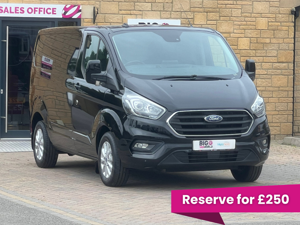 Ford Transit Custom 300 Tdci 130 L1h1 Limited Ecoblue Swb Low Roof Fwd Black