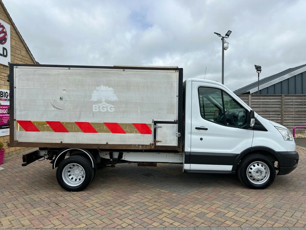 Ford Transit Custom 350 Tdci 125 L2 Mwb Single Cab Alloy Arborist Tipp AF15FKG White #2
