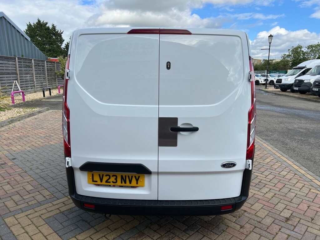 Ford Transit Custom 300 Tdci 130 L1h1 Leader Ecoblue Swb Low Roof Fwd LV23NVY White #4