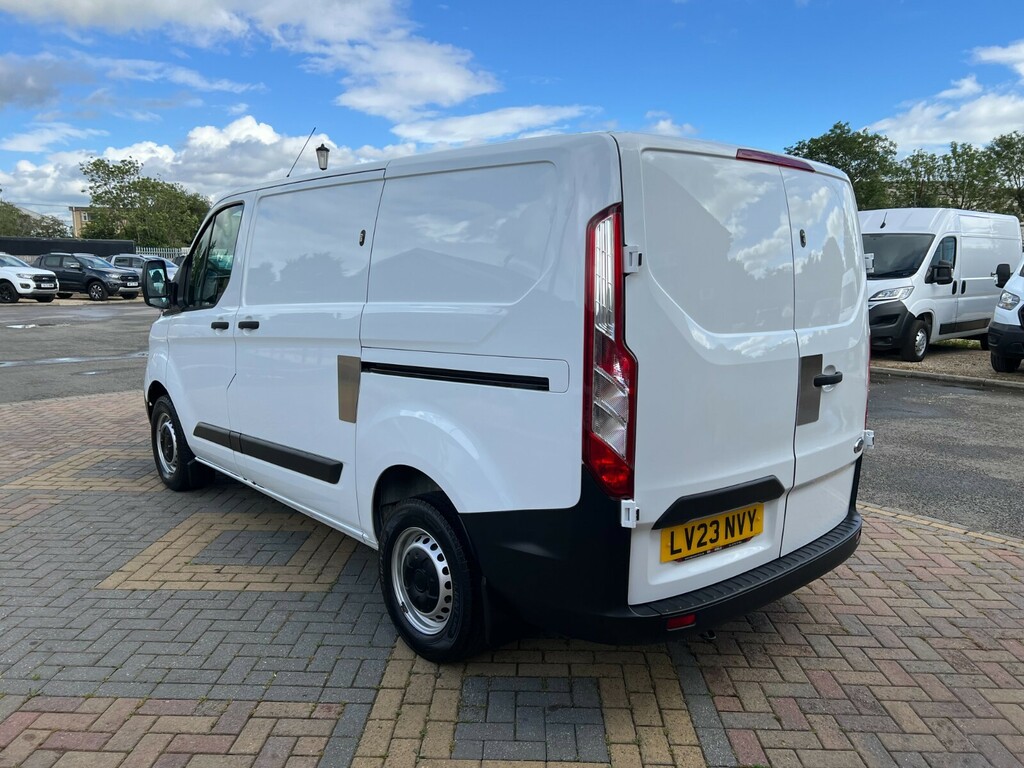 Ford Transit Custom 300 Tdci 130 L1h1 Leader Ecoblue Swb Low Roof Fwd LV23NVY White #5