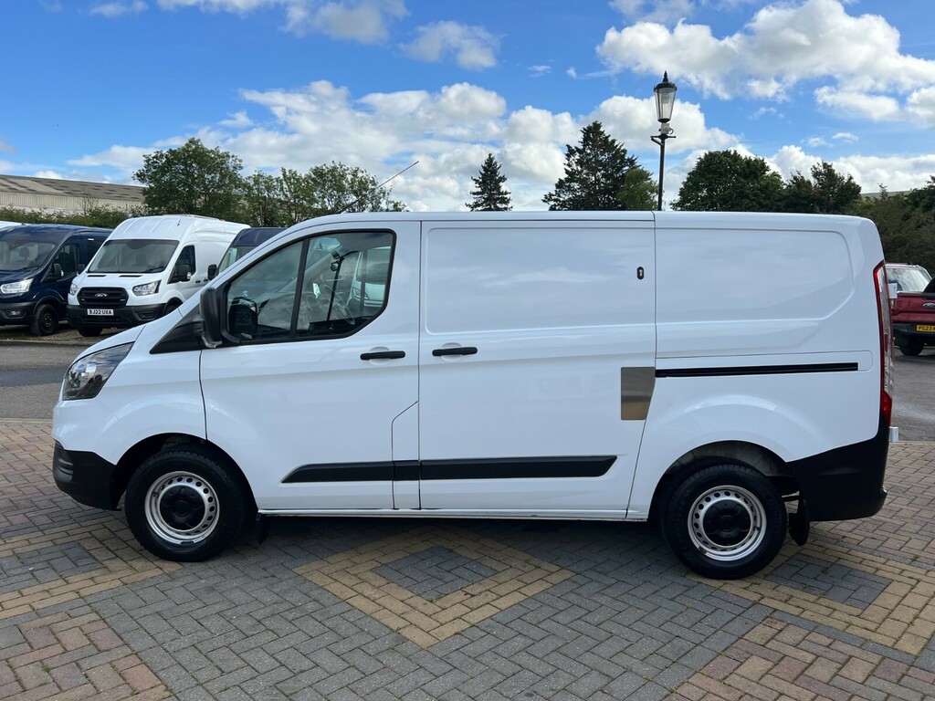 Ford Transit Custom 300 Tdci 130 L1h1 Leader Ecoblue Swb Low Roof Fwd LV23NVY White #6