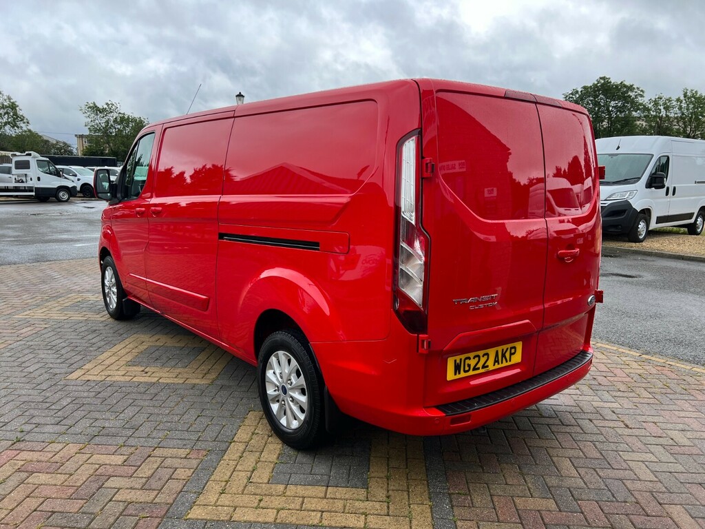 Ford Transit Custom 300 Tdci 130 L2h1 Limited Ecoblue Lwb Low Roof Fwd WG22AKP Red #5