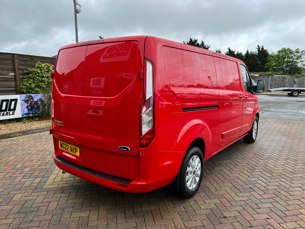 Ford Transit Custom 300 Tdci 130 L2h1 Limited Ecoblue Lwb Low Roof Fwd WG22AKP Red #3