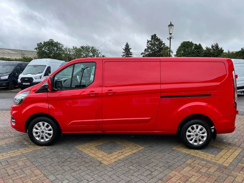 Ford Transit Custom 300 Tdci 130 L2h1 Limited Ecoblue Lwb Low Roof Fwd WG22AKP Red #6