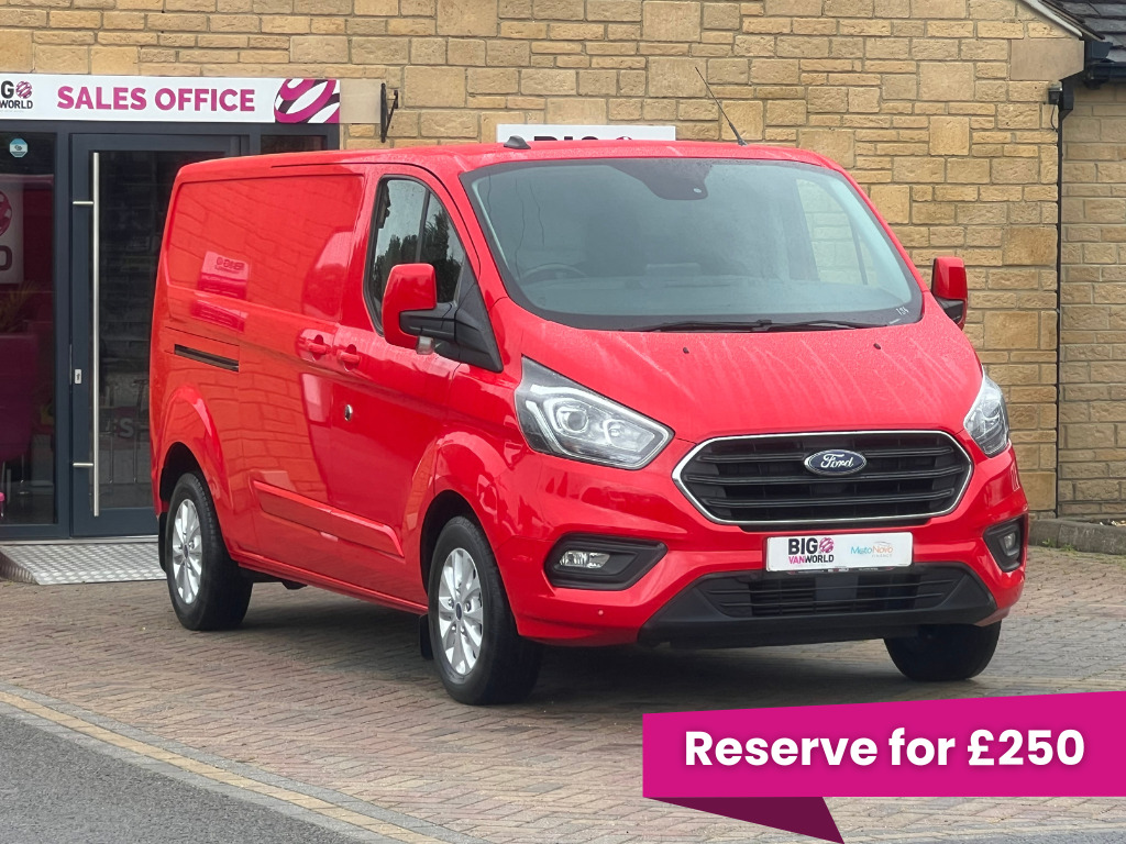 Ford Transit Custom 300 Tdci 130 L2h1 Limited Ecoblue Lwb Low Roof Fwd Red