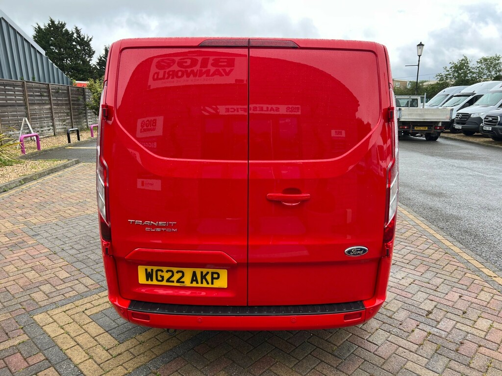 Ford Transit Custom 300 Tdci 130 L2h1 Limited Ecoblue Lwb Low Roof Fwd WG22AKP Red #4
