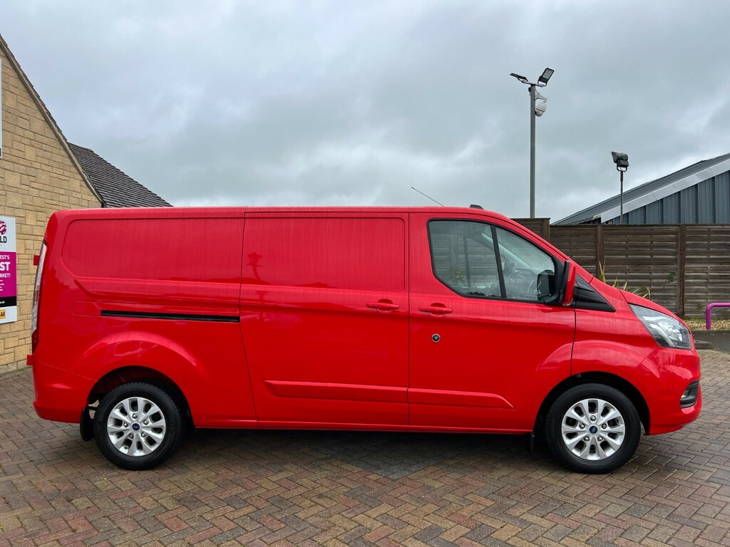 Ford Transit Custom 300 Tdci 130 L2h1 Limited Ecoblue Lwb Low Roof Fwd WG22AKP Red #2